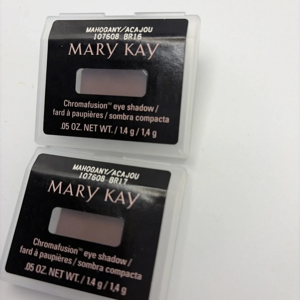 Mary Kay CHROMAFUSION EYE SHADOW 0.05 Oz Mahogany 107608 Lot Of 2 New